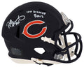 Patrick Mannelly Signed Chicago Bears Riddell Speed Mini Helmet w/100 Greatest Bears - MANMIN350 - Patrick Mannelly Signed Chicago Bears Riddell Speed Mini Helmet w/100 Greatest Bears product image