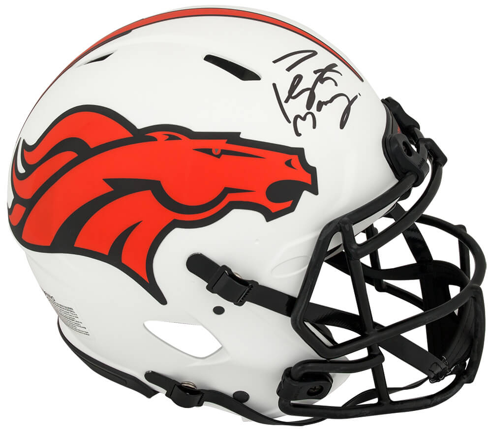 Peyton Manning Signed Denver Broncos LUNAR Eclipse Riddell Proline Authentic Full Size Speed Helmet - (Fanatics) - MANPRO304 - Peyton Manning Signed Denver Broncos LUNAR Eclipse Riddell Proline Authentic Full Size Speed Helmet - (Fanatics) product image