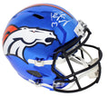 Peyton Manning Signed Denver Broncos Chrome Riddell Full-Size Speed Replica Helmet - MANREP302 - Peyton Manning Signed Denver Broncos Chrome Riddell Full-Size Speed Replica Helmet product image
