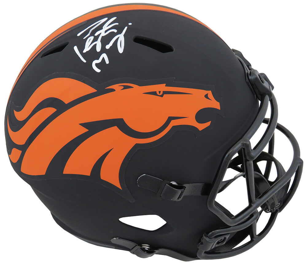 Peyton Manning Signed Denver Broncos ECLIPSE Riddell Full Size Speed Replica Helmet (Fanatics) - MANREP311 - Peyton Manning Signed Denver Broncos ECLIPSE Riddell Full Size Speed Replica Helmet (Fanatics) product image