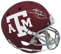 Johnny Manziel Signed Texas A&M Maroon Schutt Full Size Replica Helmet - MANREP323 - Johnny Manziel Signed Texas A&M Maroon Schutt Full Size Replica Helmet product image