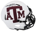 Johnny Manziel Signed Texas A&M Lunar Eclipse White Matte Riddell Full Size Speed Replica Helmet - MANREP324 - Johnny Manziel Signed Texas A&M Lunar Eclipse White Matte Riddell Full Size Speed Replica Helmet product image