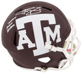 Johnny Manziel Signed Texas A&M Maroon Riddell Full Size Speed Replica Helmet w/Johnny F*^ckin Football - MANREP327 - Johnny Manziel Signed Texas A&M Maroon Riddell Full Size Speed Replica Helmet w/Johnny F*^ckin Football product image
