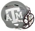 Johnny Manziel Signed Texas A&M FLASH Riddell Full Size Speed Replica Helmet w/Johnny F*^ckin Football - MANREP328 - Johnny Manziel Signed Texas A&M FLASH Riddell Full Size Speed Replica Helmet w/Johnny F*^ckin Football product image