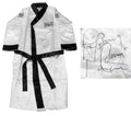 Ray Mancini Signed Everlast White Boxing Robe w/Boom Boom - MANROB500 - Ray Mancini Signed Everlast White Boxing Robe w/Boom Boom product image
