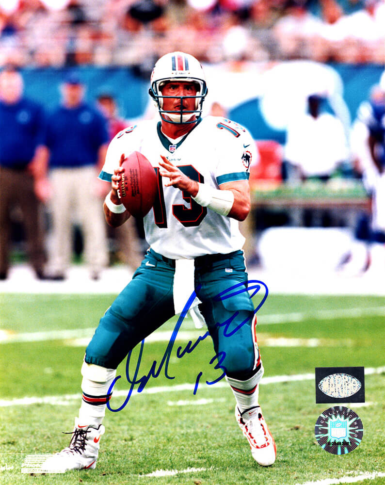 Dan Marino Signed Miami Dolphins 8x10 Photo - MAR08P304 - Dan Marino Signed Miami Dolphins 8x10 Photo product image