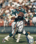 Dan Marino Signed Miami Dolphins Dropback Teal Jersey Action 8x10 Photo - MAR08P308 - Dan Marino Signed Miami Dolphins Dropback Teal Jersey Action 8x10 Photo product image