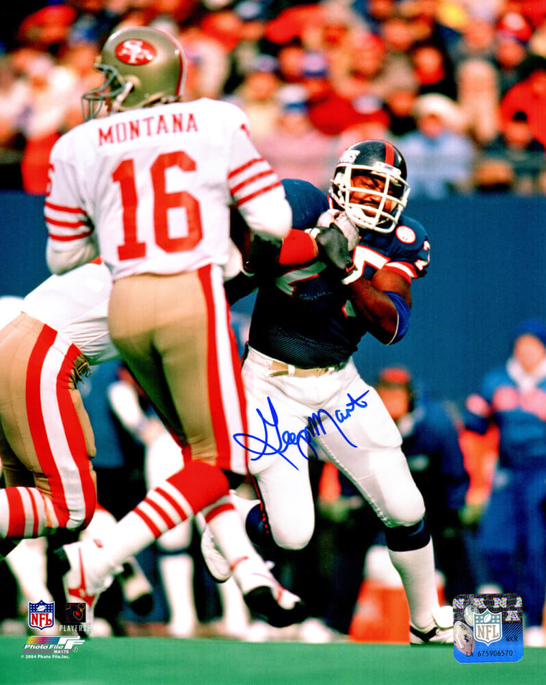 George Martin Signed New York Giants Action 8x10 Photo - MAR08P350 - George Martin Signed New York Giants Action 8x10 Photo product image