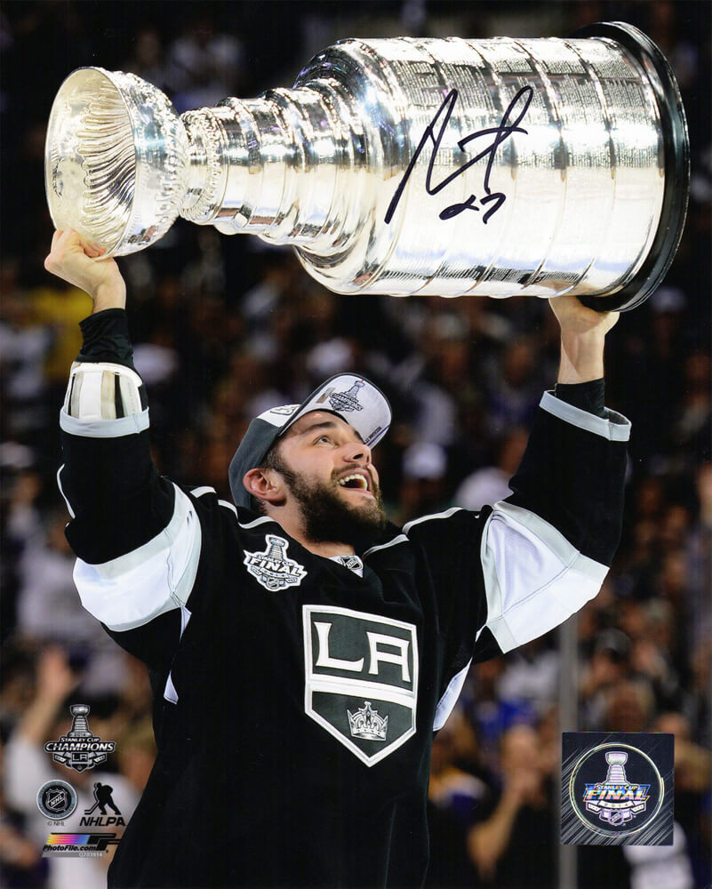Alec Martinez Signed Los Angeles Kings Holding 2014 Stanley Cup 8x10 Photo - MAR08P400 - Alec Martinez Signed Los Angeles Kings Holding 2014 Stanley Cup 8x10 Photo product image