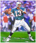 Dan Marino Signed Miami Dolphins Passing Action 16x20 Photo - MAR16P330 - Dan Marino Signed Miami Dolphins Passing Action 16x20 Photo product image