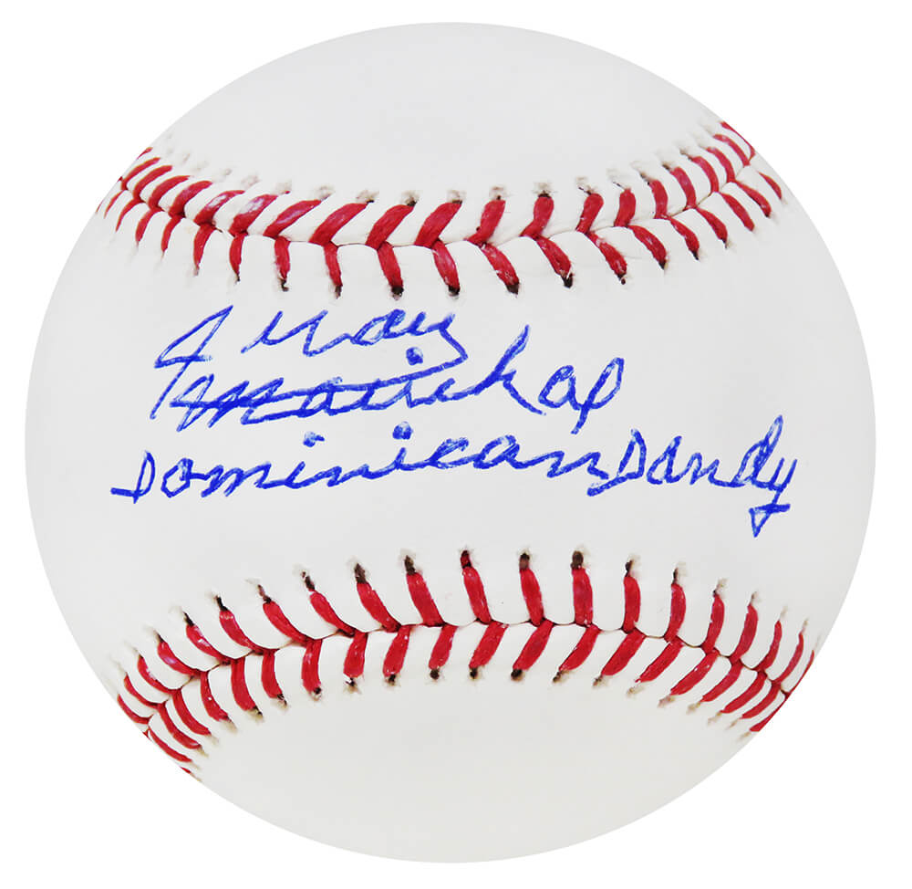 Juan Marichal Signed Rawlings Official MLB Baseball w/Dominican Dandy - MARBSB106 - Juan Marichal Signed Rawlings Official MLB Baseball w/Dominican Dandy product image