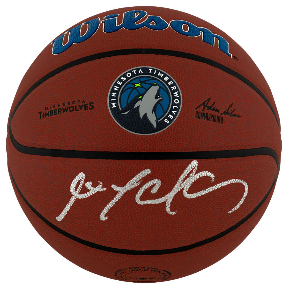 Stephon Marbury Signed Minnesota Timberwolves Logo Wilson NBA Basketball - MARBSK211 - Stephon Marbury Signed Minnesota Timberwolves Logo Wilson NBA Basketball product image