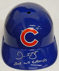 Dave Martinez Signed Chicago Cubs Replica Batting Helmet w/2016 WS Champs - MARBTH100 - Dave Martinez Signed Chicago Cubs Replica Batting Helmet w/2016 WS Champs product image