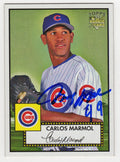Carlos Marmol Signed Chicago Cubs 2006 Topps 52 Rookie Baseball Card #169 - MARCAR110 - Carlos Marmol Signed Chicago Cubs 2006 Topps 52 Rookie Baseball Card #169 product image