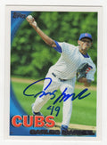 Carlos Marmol Signed Chicago Cubs 2010 Topps Baseball Card #463 - MARCAR111 - Carlos Marmol Signed Chicago Cubs 2010 Topps Baseball Card #463 product image