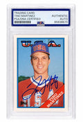 Tino Martinez Signed Team USA 1989 Topps Traded Rookie Baseball Card #66T - (PSA Encapsulated) - MARCAR140 - Tino Martinez Signed Team USA 1989 Topps Traded Rookie Baseball Card #66T - (PSA Encapsulated) product image