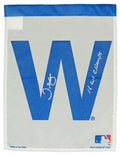 Dave Martinez Signed Chicago Cubs 11x15 White W Garden Flag w/16 WS Champs - MARFLG101 - Dave Martinez Signed Chicago Cubs 11x15 White W Garden Flag w/16 WS Champs product image