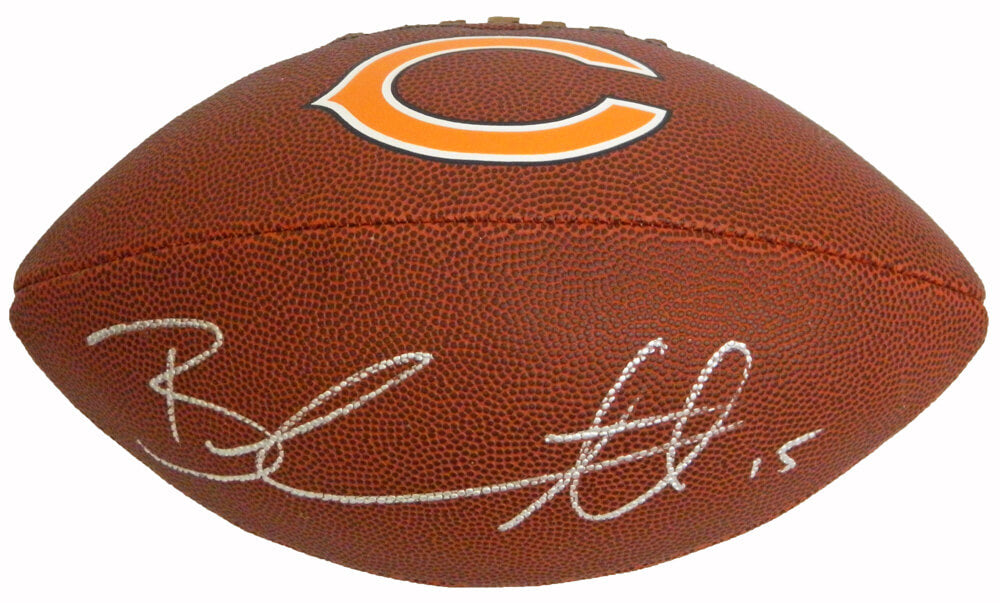 Brandon Marshall Signed Bears NFL Logo Football - MARFTB302 - Brandon Marshall Signed Bears NFL Logo Football product image