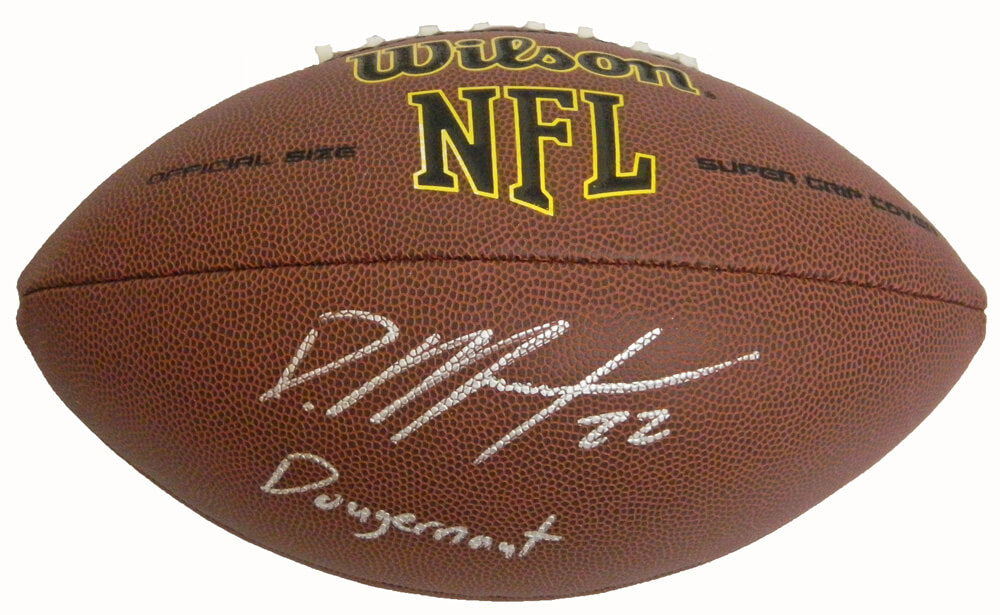 Doug Martin Signed Wilson NFL Super Grip Full-Size Football w/Dougernaut - MARFTB313 - Doug Martin Signed Wilson NFL Super Grip Full-Size Football w/Dougernaut product image