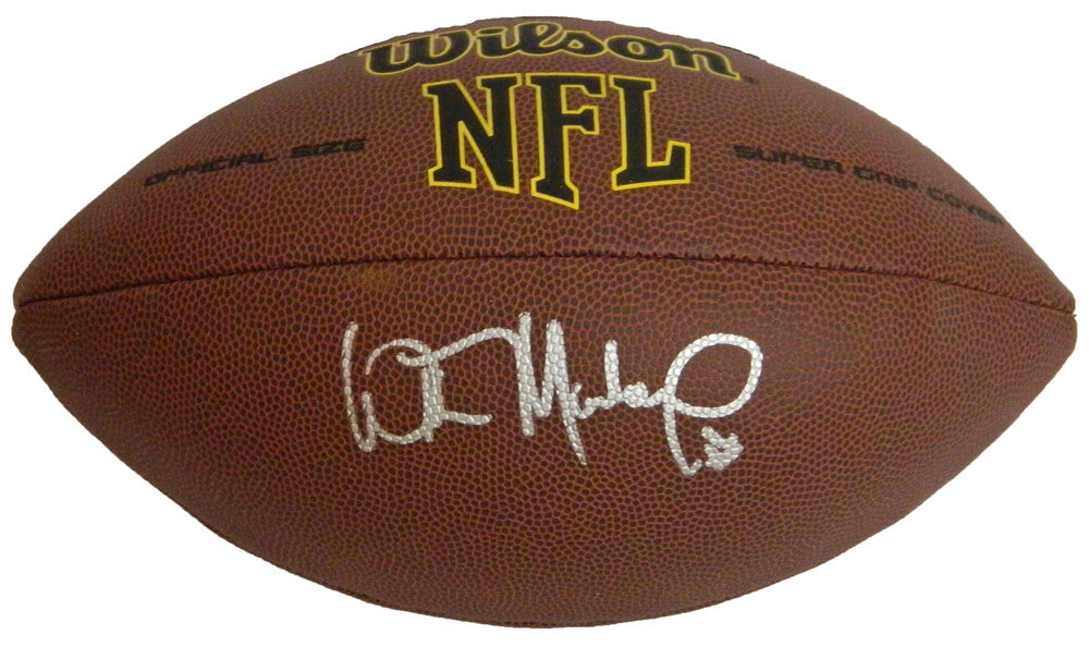 Wilber Marshall Signed Wilson NFL Full Size Football - MARFTB320 - Wilber Marshall Signed Wilson NFL Full Size Football product image