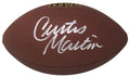 Curtis Martin Signed Wilson Super Grip Full Size NFL Football - MARFTB360 - Curtis Martin Signed Wilson Super Grip Full Size NFL Football product image
