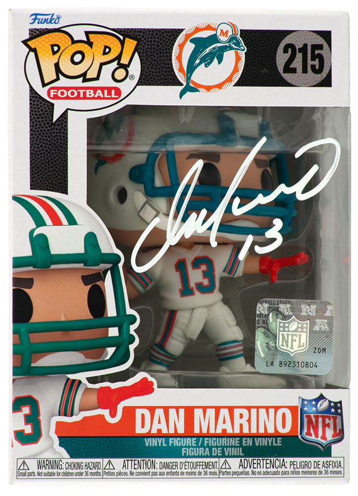 Dan Marino Signed Miami Dolphins NFL Legends Funko Pop Doll #215 - MARFUN300 - Dan Marino Signed Miami Dolphins NFL Legends Funko Pop Doll #215 product image