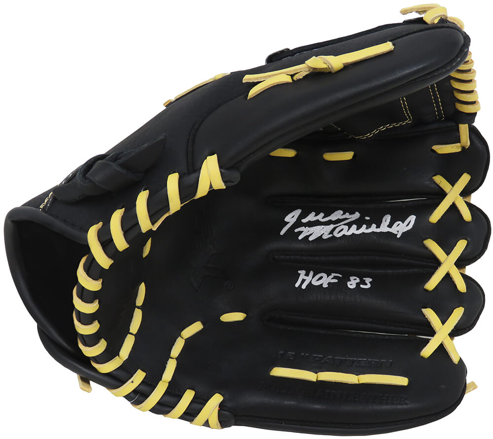 Juan Marichal Signed Franklin Black Baseball Fielders Glove w/HOF'83 - MARGLV100 - Juan Marichal Signed Franklin Black Baseball Fielders Glove w/HOF'83 product image