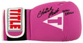 Christy Martin Signed Title Pink & White Boxing Glove w/2020 IB HOF - MARGLV500 - Christy Martin Signed Title Pink & White Boxing Glove w/2020 IB HOF product image