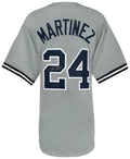 Tino Martinez Signed Grey Custom Baseball Jersey - MARJRY110 - Tino Martinez Signed Grey Custom Baseball Jersey product image