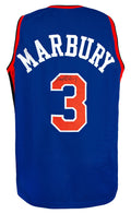 Stephon Marbury Signed Blue Custom Basketball Jersey - MARJRY200 - Stephon Marbury Signed Blue Custom Basketball Jersey product image
