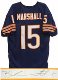 Brandon Marshall Signed Navy Custom Jersey - PSA/DNA - MARJRY304 - Brandon Marshall Signed Navy Custom Jersey - PSA/DNA product image