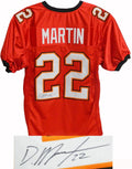 Doug Martin Signed Red Custom Jersey - MARJRY310 - Doug Martin Signed Red Custom Jersey product image