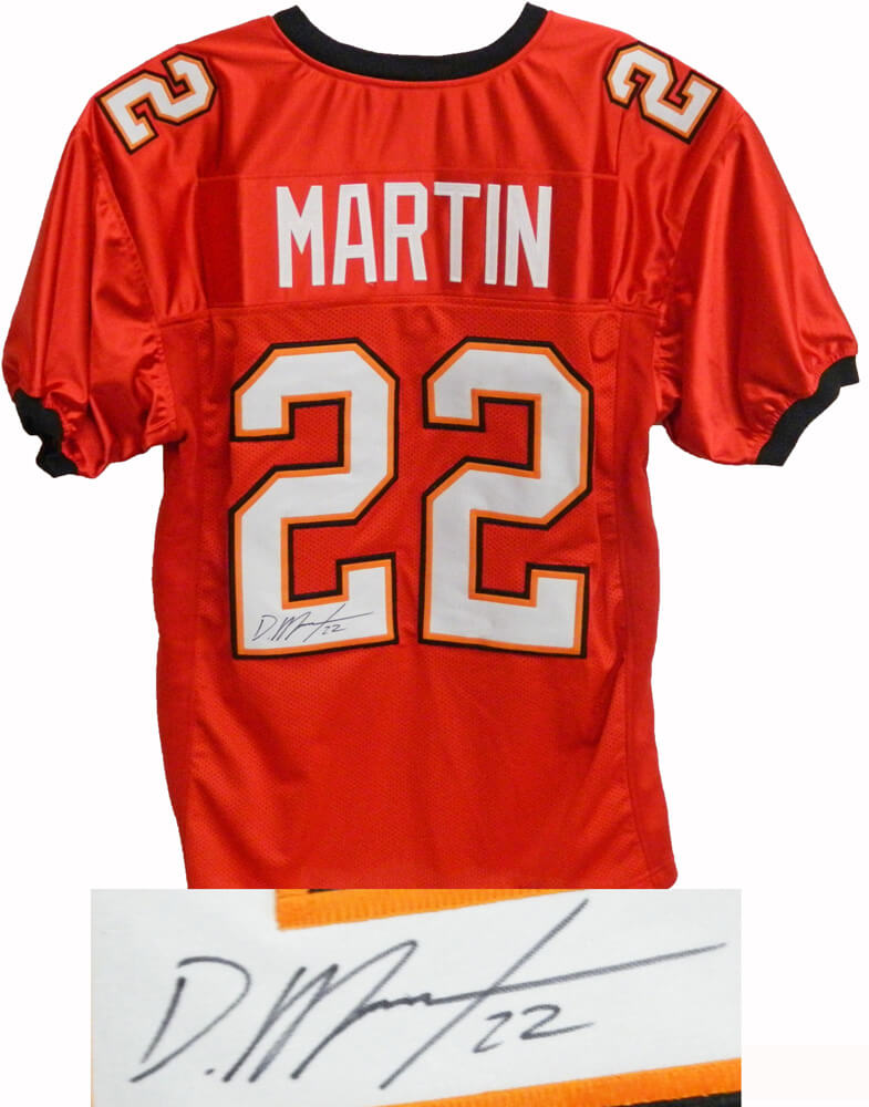 Doug Martin Signed Red Custom Jersey - MARJRY310 - Doug Martin Signed Red Custom Jersey product image
