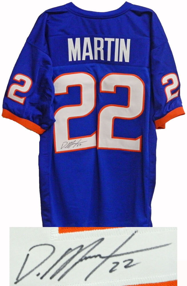 Doug Martin Signed Blue Custom Jersey - MARJRY311 - Doug Martin Signed Blue Custom Jersey product image