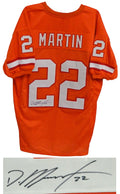Doug Martin Signed Orange Throwback Custom Jersey - MARJRY316 - Doug Martin Signed Orange Throwback Custom Jersey product image