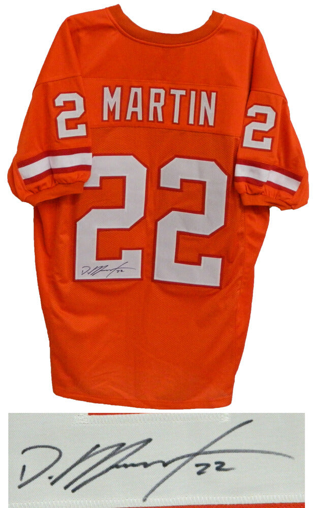 Doug Martin Signed Orange Throwback Custom Jersey - MARJRY316 - Doug Martin Signed Orange Throwback Custom Jersey product image