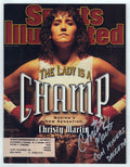 Christy Martin Signed Sports Illustrated April 4, 1996 Original Magazine w/Coal Miner's Daughter - MARMAG500 - Christy Martin Signed Sports Illustrated April 4, 1996 Original Magazine w/Coal Miner's Daughter product image