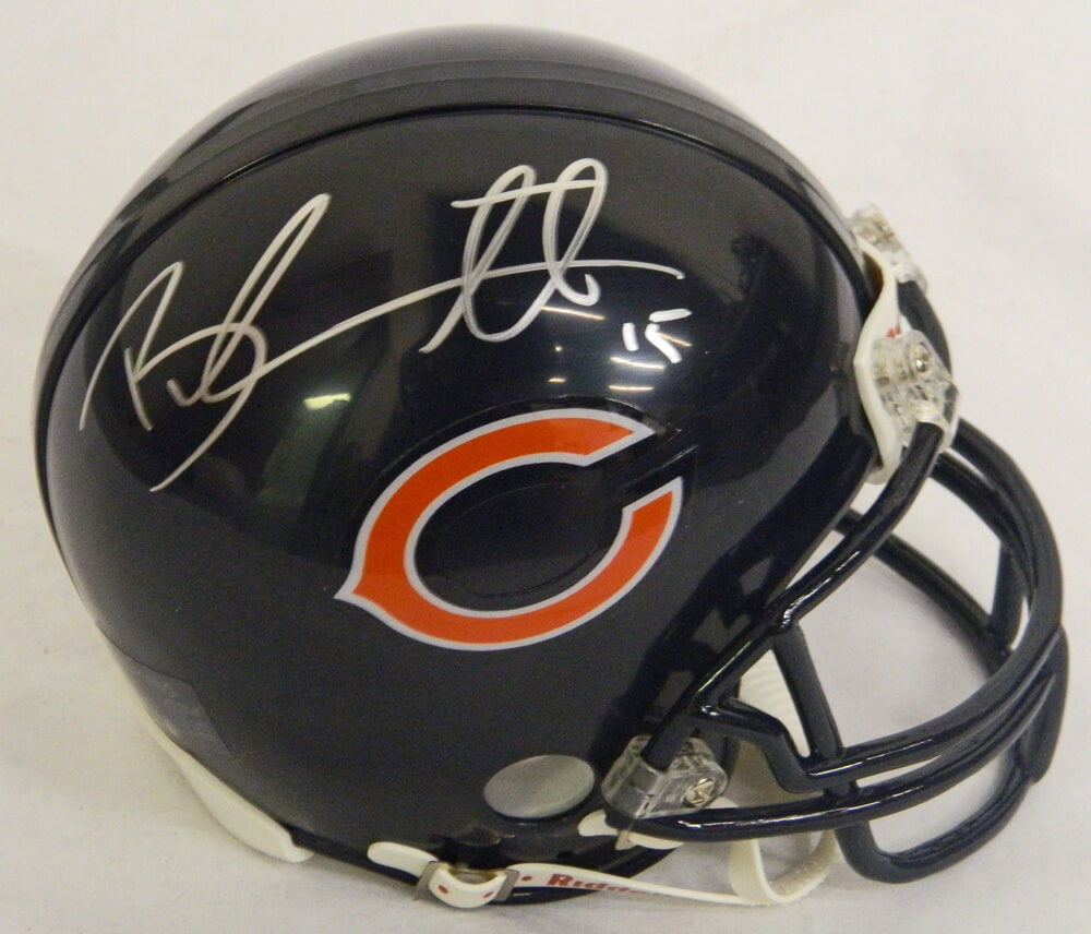 Brandon Marshall Signed Bears Riddell Replica Mini Helmet - MARMIN301 - Brandon Marshall Signed Bears Riddell Replica Mini Helmet product image