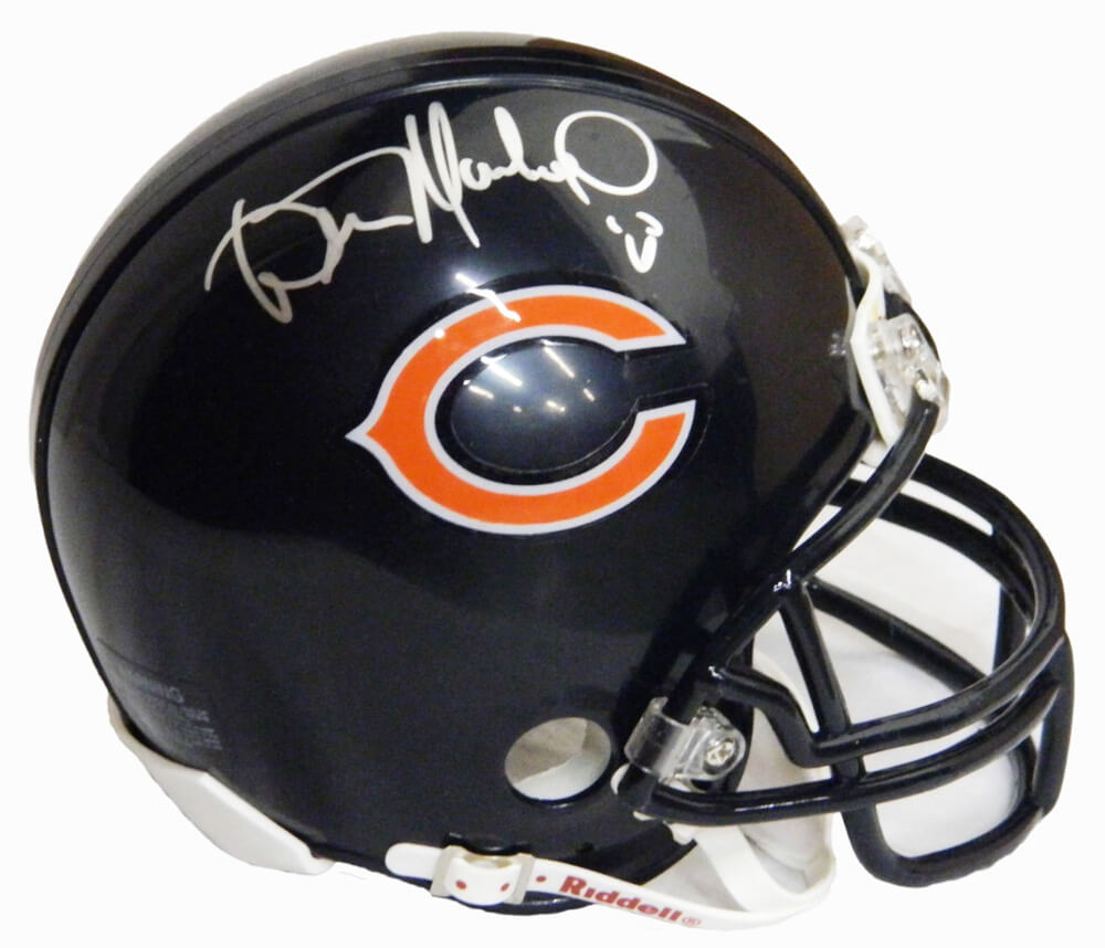 Wilber Marshall Signed Chicago Bears Riddell Mini Helmet - MARMIN340 - Wilber Marshall Signed Chicago Bears Riddell Mini Helmet product image