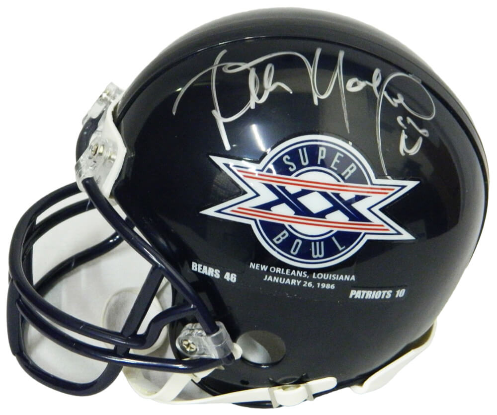 Wilber Marshall Signed Chicago Bears / Super Bowl XX Champs Logo Riddell Mini Helmet - MARMIN341 - Wilber Marshall Signed Chicago Bears / Super Bowl XX Champs Logo Riddell Mini Helmet product image