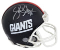 Leonard Marshall Signed New York Giants Throwback Riddell Mini Helmet - MARMIN360 - Leonard Marshall Signed New York Giants Throwback Riddell Mini Helmet product image