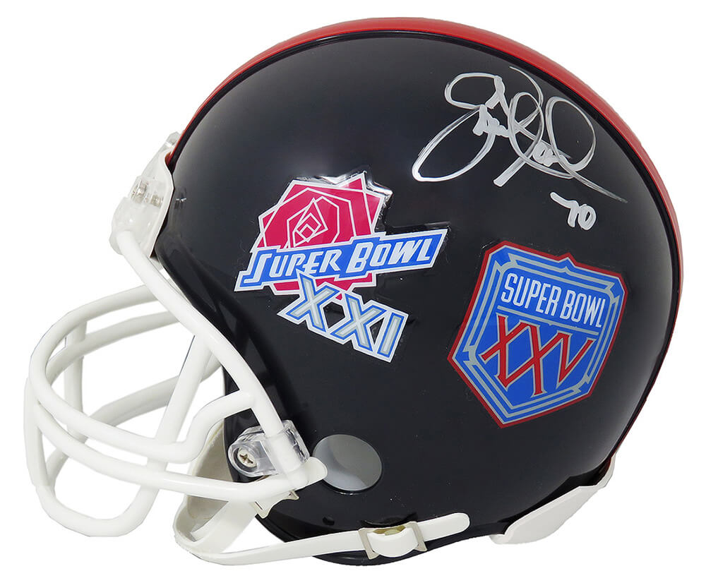 Leonard Marshall Signed New York Giants Super Bowl XXI & XXV Champs Logo Riddell Mini Helmet - MARMIN362 - Leonard Marshall Signed New York Giants Super Bowl XXI & XXV Champs Logo Riddell Mini Helmet product image