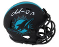 Dan Marino Signed Miami Dolphins Eclipse Black Matte Riddell Speed Mini Helmet - MARMIN370 - Dan Marino Signed Miami Dolphins Eclipse Black Matte Riddell Speed Mini Helmet product image