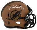 Dan Marino Signed Miami Dolphins Salute Riddell Speed Mini Helmet - MARMIN373 - Dan Marino Signed Miami Dolphins Salute Riddell Speed Mini Helmet product image