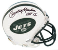 Curtis Martin Signed New York Jets Riddell Mini Helmet w/HOF'12 - MARMIN382 - Curtis Martin Signed New York Jets Riddell Mini Helmet w/HOF'12 product image
