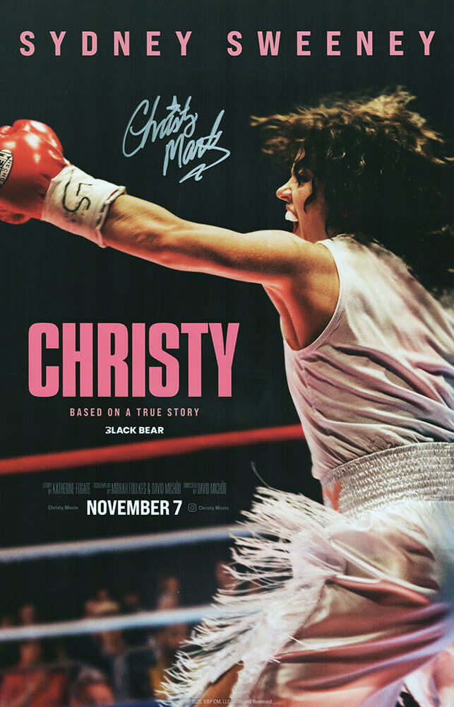 Christy Martin Signed Christy 11x17 Movie Poster - MARPST500 - Christy Martin Signed Christy 11x17 Movie Poster product image