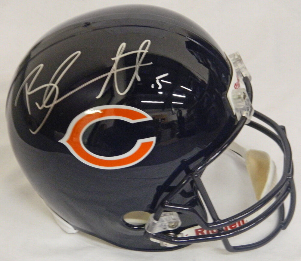 Brandon Marshall Signed Bears Riddell Full-Size Replica Helmet - MARREP300 - Brandon Marshall Signed Bears Riddell Full-Size Replica Helmet product image