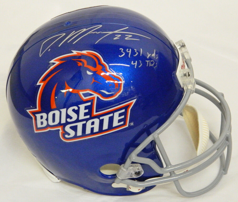 Doug Martin Signed Boise State Broncos Riddell F/S Replica Helmet w/3431 Yds 43 TDs - MARREP315 - Doug Martin Signed Boise State Broncos Riddell F/S Replica Helmet w/3431 Yds 43 TDs product image