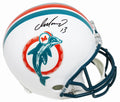 Dan Marino Signed Miami Dolphins Throwback Riddell Full Size Replica Helmet (Beckett) - MARREP341 - Dan Marino Signed Miami Dolphins Throwback Riddell Full Size Replica Helmet (Beckett) product image