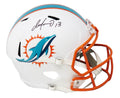 Dan Marino Signed Miami Dolphins Flat White Matte Riddell Full Size Speed Replica Helmet - MARREP342 - Dan Marino Signed Miami Dolphins Flat White Matte Riddell Full Size Speed Replica Helmet product image
